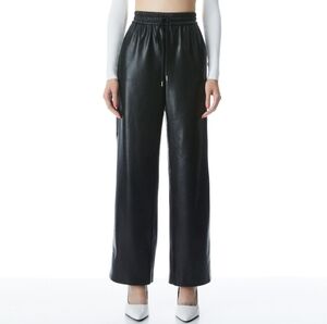 Alice and Olivia Benny Vegan Leather Pants